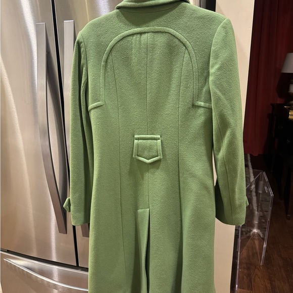 Vintage Lilly Pulitzer Pea Green Wool Blend Coat - Picture 5 of 6